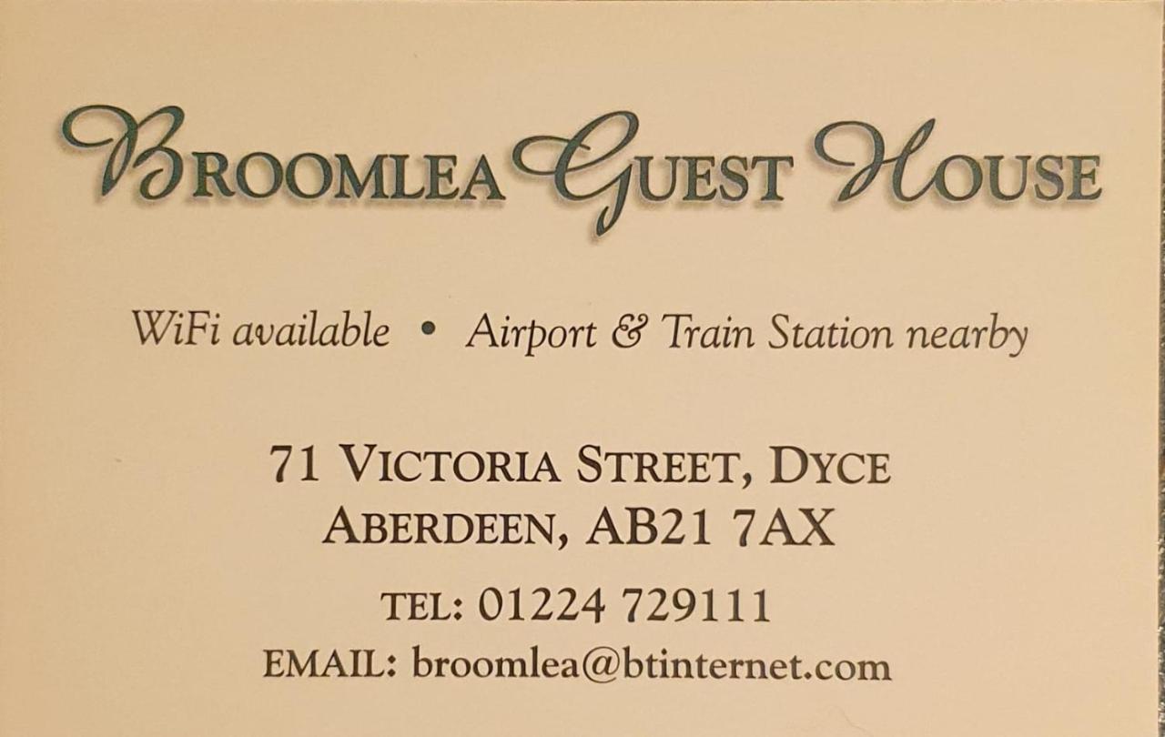 Broomlea Guest House Dyce Exteriör bild